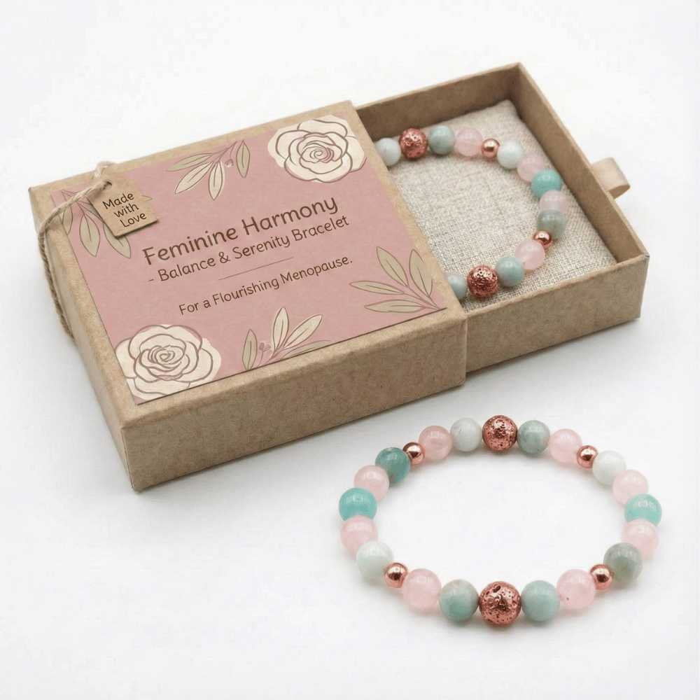 Bracelet Rose Quartz Menopause Therapy