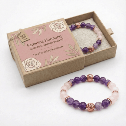 Bracelet Rose Quartz Menopause Therapy