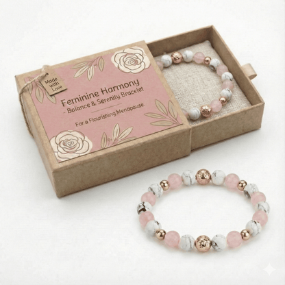 Bracelet Rose Quartz Menopause Therapy