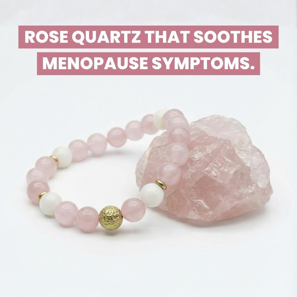 Rose Quartz Menopause Bracelet | Natural Symptom Relief