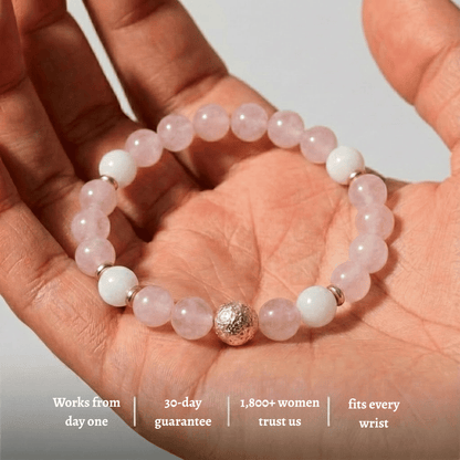 Rose Quartz Bracelet - Relieves Menopause Symptoms